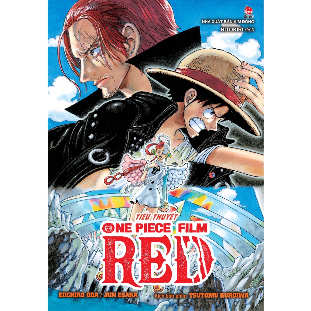 Truyện Tiểu thuyết One Piece Film RED (Tặng kèm Bìa áo và Poster gập sẵn bên trong.)