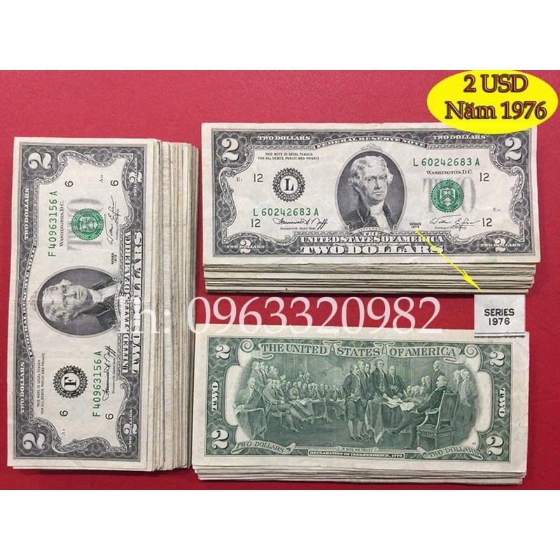 2 usd 1976 may mắn và ý nghĩa nhất.