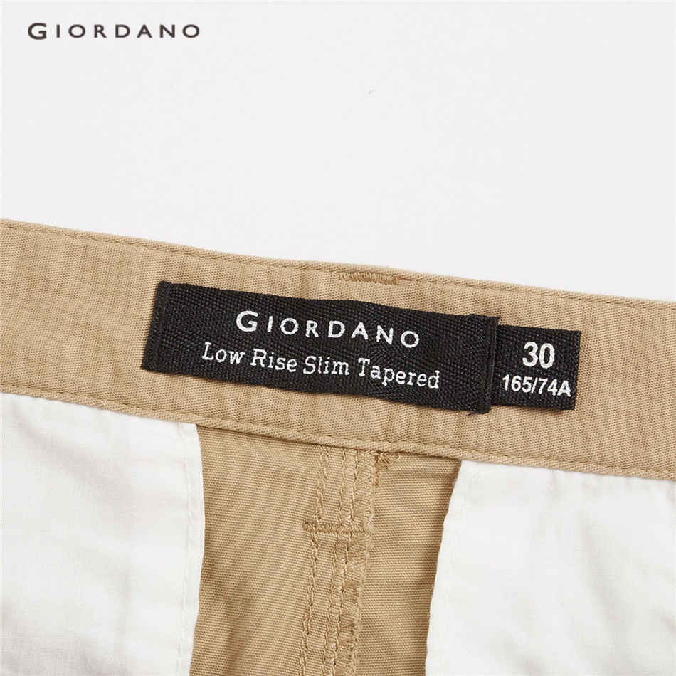 Quần dài GIORDANO 01110583 ống đứng thời trang dành cho nam