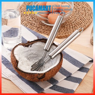 Dụng Cụ Đánh Vảy Cá, Nạo Dừa PUCA, Cây Đánh Vảy Cá, Nạo Dừa Chất Liệu INOX Chắc Chắn, Dễ Sử Dụng