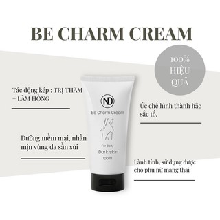 Xoá thâm mông siêu hiệu quả nd be charm cream-kem bôi giảm thâm mông be charm cream 6in1 - 100ml