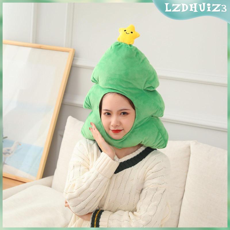 Mũ Hóa Trang Cây Thông Giáng Sinh Bằng Lông Nhung Mềm Mại lzdhuiz3 Dành Cho Nam Và Nữ