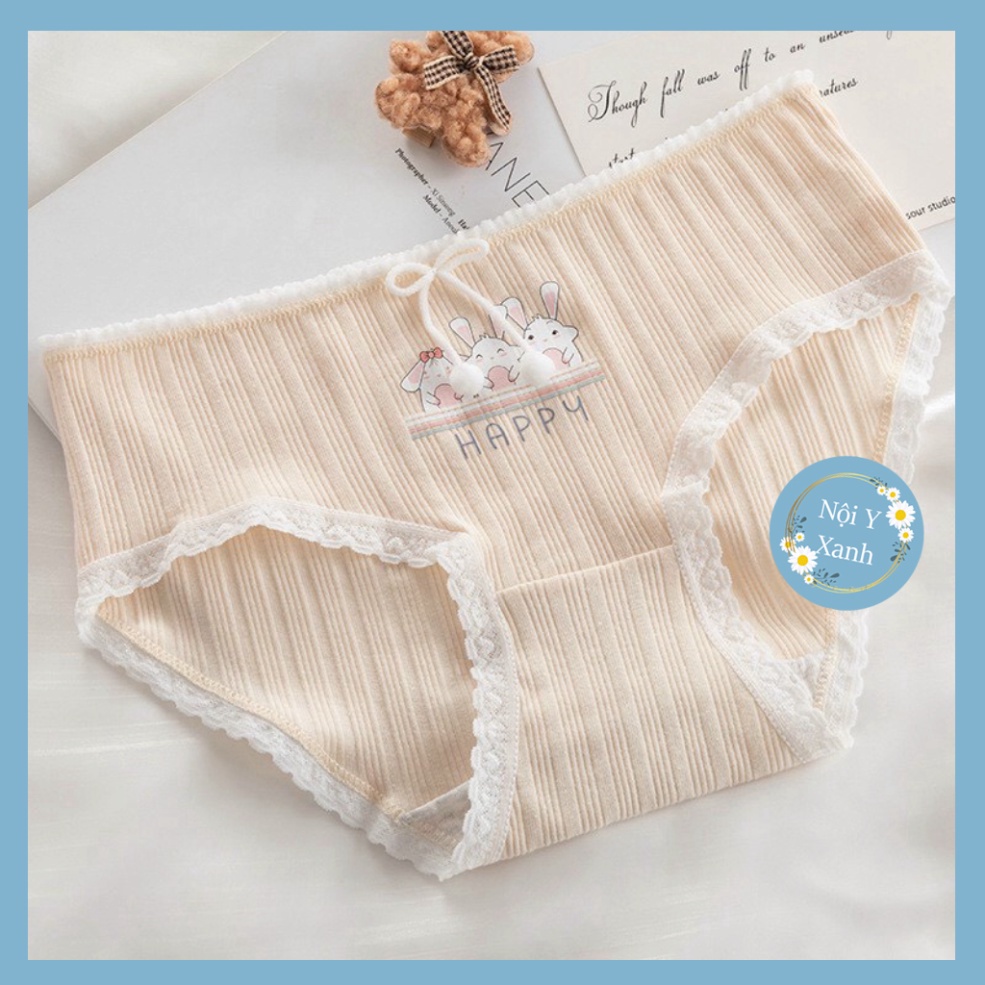 Quần Lót Nữ Cotton Tông Xanh Kháng Khuẩn Nhiều Họa Tiết  Xinh Xắn mã nội y xanh, chất đẹp, deal tốt
