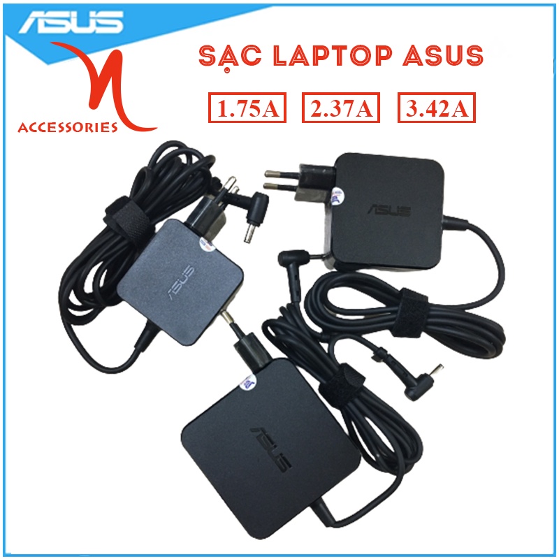 Sạc laptop Asus 19v-3.42a/2.37a/1.75a Loại tốt - ADAPTER ASUS - Sạc asus chân to/nhỏ - sạc máy tính asus