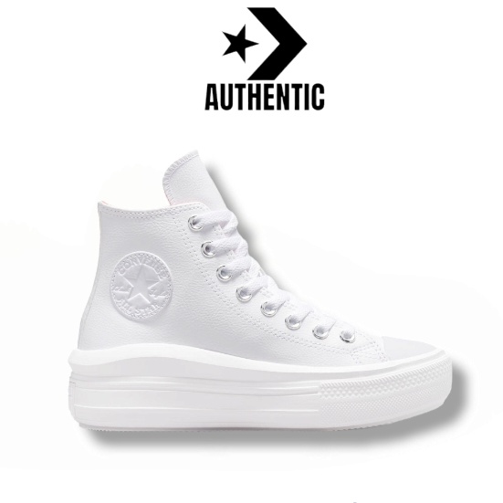 Giày Converse chính hãng trắng da thuộc nữ 571622C