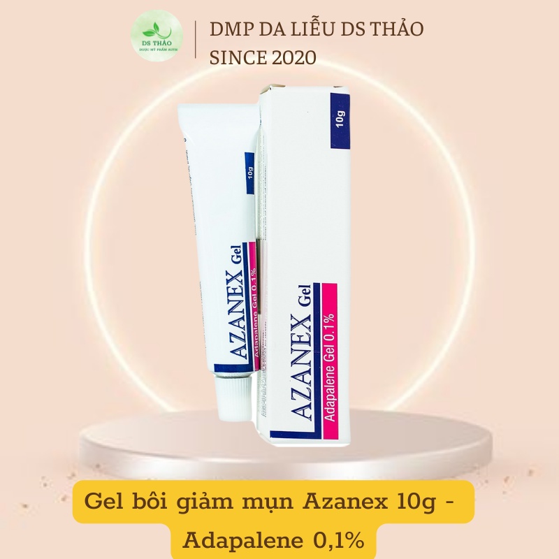 Gel bôi giảm mụn Azanex 10g - Adapalene 0,1%