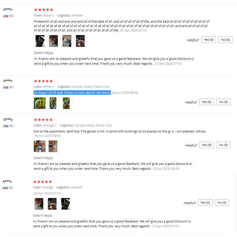 Vỏ Bọc Bảo Vệ Tay Lái Xe Mô Tô Yamaha YZ 125 YZF WR TTR Enduro