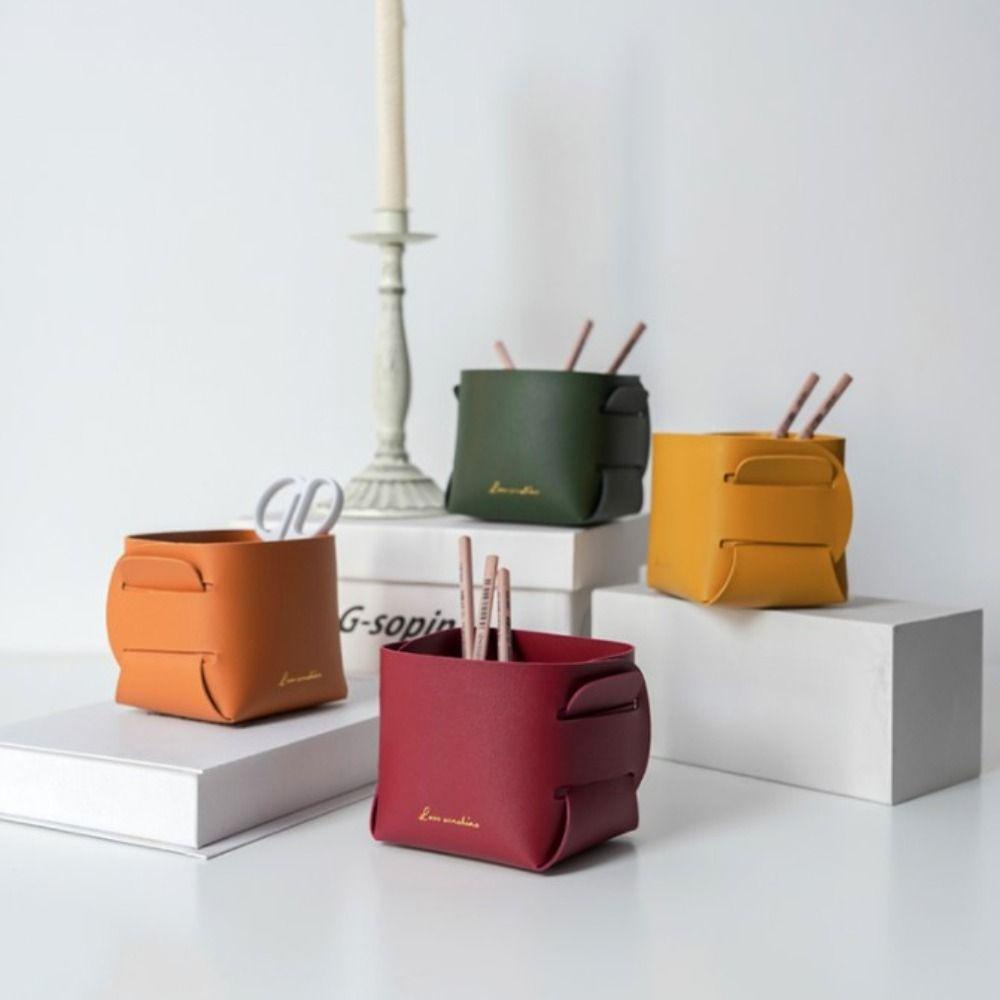 Giỏ Đựng Bút Để Bàn Phong Cách Bắc Âu Thời Trang