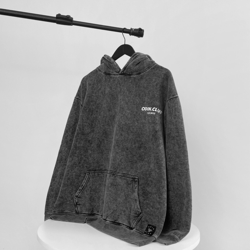 Áo nỉ hoodie loang túi trước , Áo hoodie unisex form to rộng