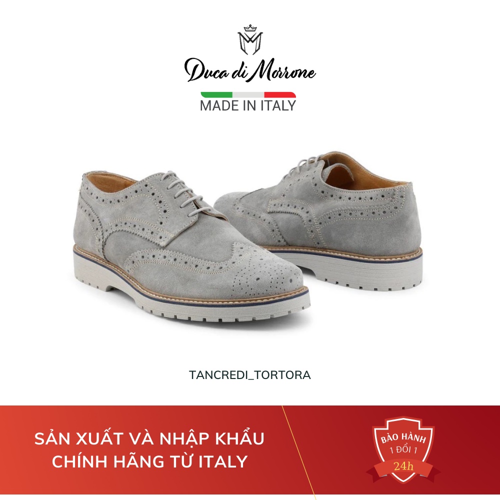 Giày Tây Derby Nam Công Sở Da Lộn Họa Tiết Cao Cấp DUCA DI MORRONE Nhập Khẩu Chính Hãng Từ Ý - Made In Italy – TANCREDI