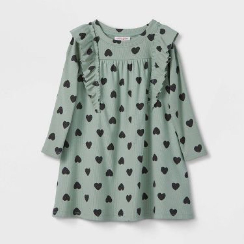 XD- Váy thun nỉ mỏng size 12m-5y