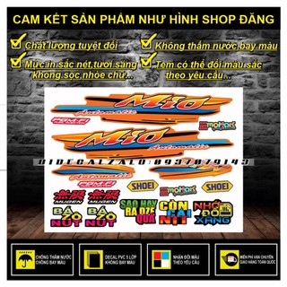 TEM RỜI MIO NHỎ CHẾ DÁN XE CAM -