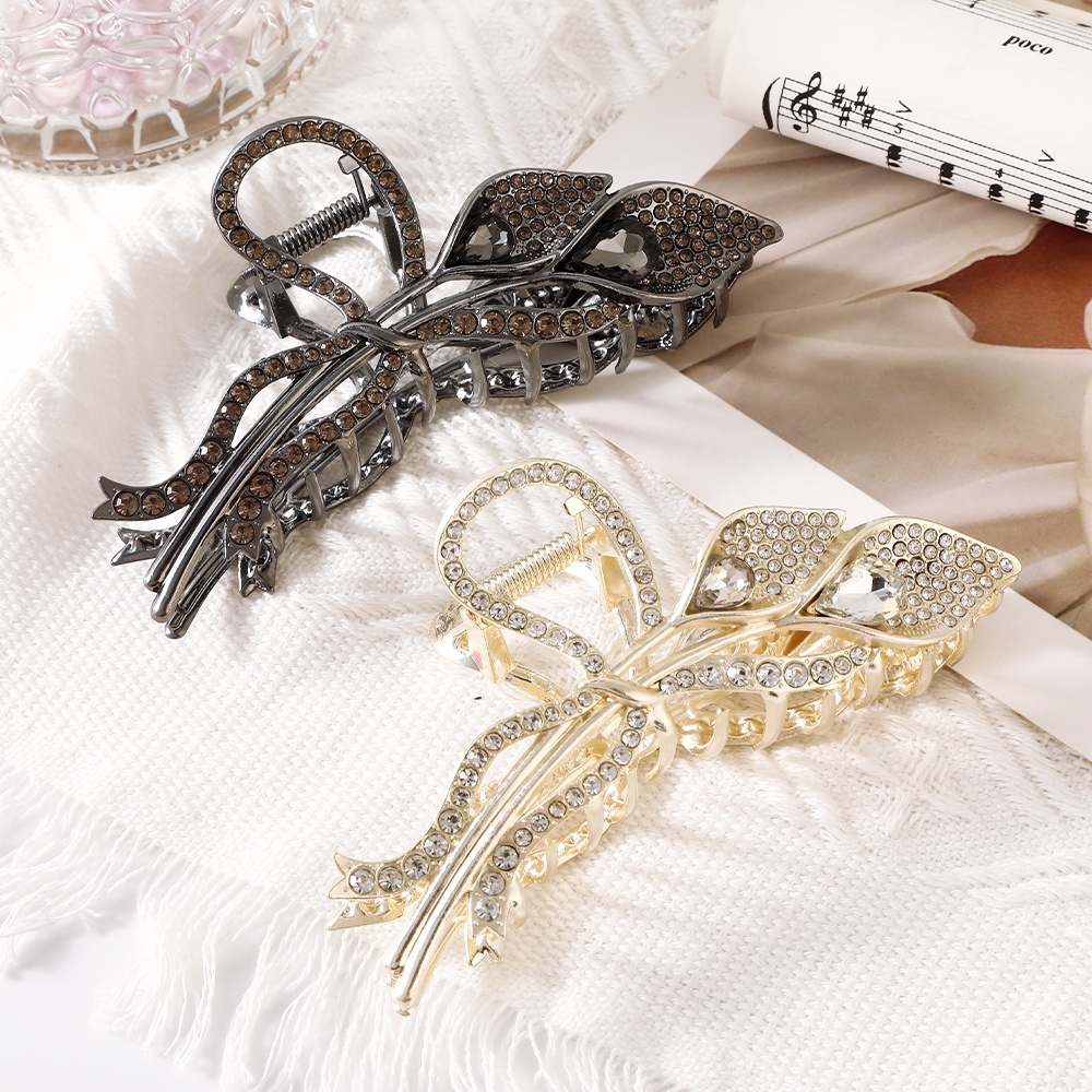 Haimeikang (MớI) Kẹp TóC HìNh Hoa ĐíNh Kim Cương Giả Sang TrọNg