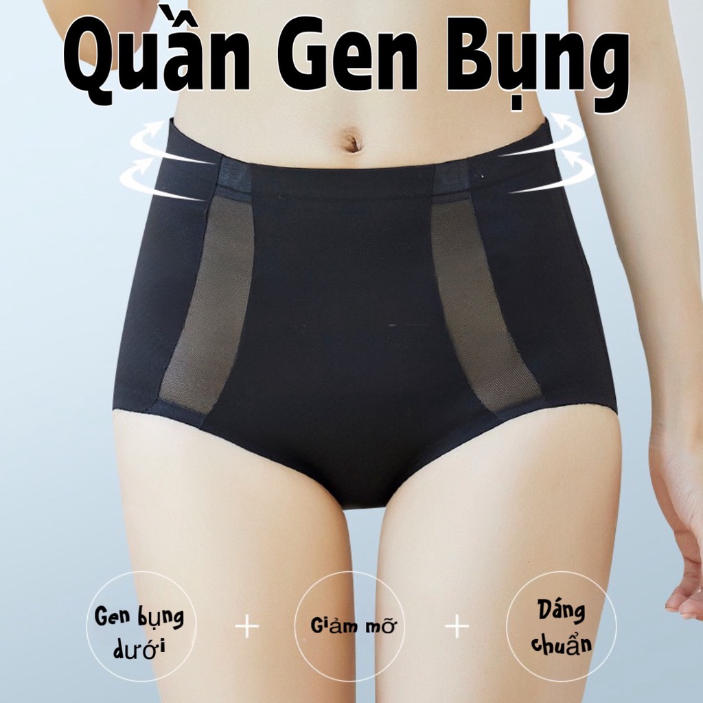 Quần lót gen nịt bụng nữ giúp nâng mông cạp cao chính hãng VICKE SECVIA, chất liệu cao cấp thông thoáng Q8-022