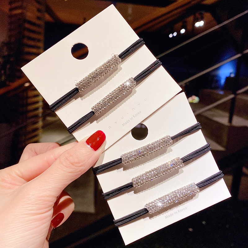 Cột tóc đính đá thời trang hình hoa, ngôi sao, trái tim nhiều kiểu ANNIE