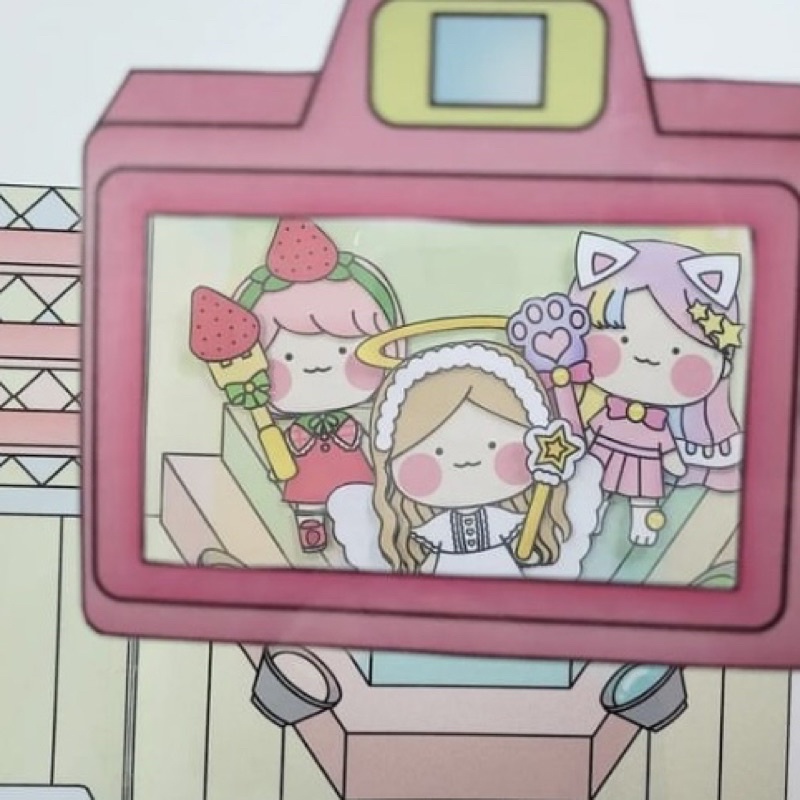 Búp bê giấy tiệm cắt tóc và thời trang sowony