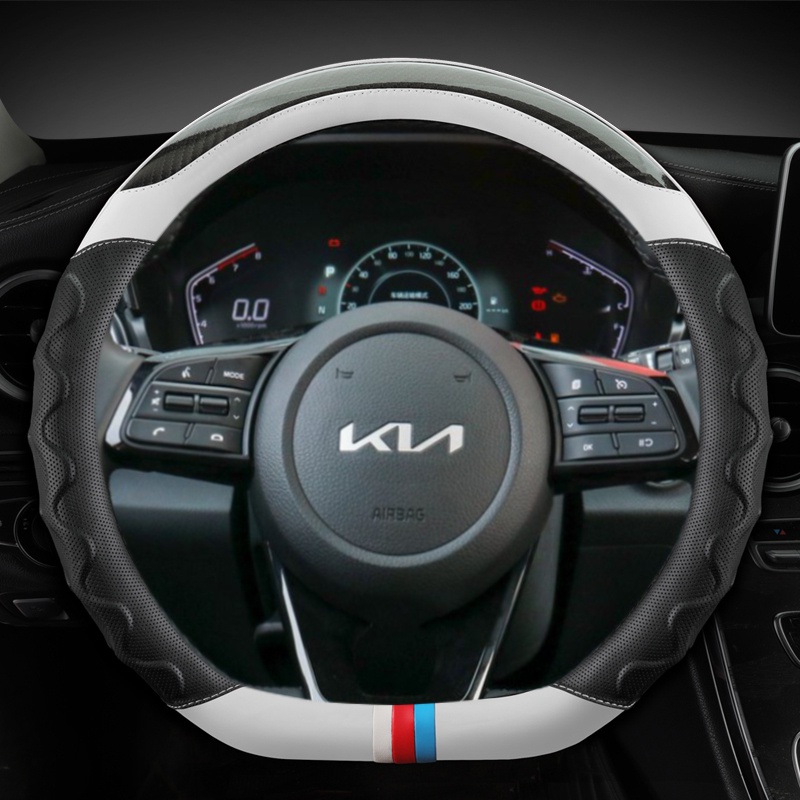 Bao Da Bọc Vô Lăng Xe Hơi 38cm 15 "Cho Kia Ceed Sportage Picanto Cerato Seltos Soul Rio 3 4 5 K3 K5 2022 KX3 KX5 2022