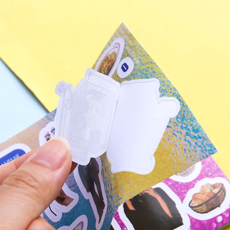 Bộ 30 Tờ Sticker Dán Trang Trí Sổ Tay Kiểu Hàn Quốc Dễ Thương