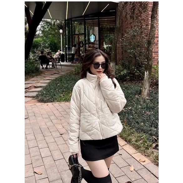 Áo khoác phao zara đen xs