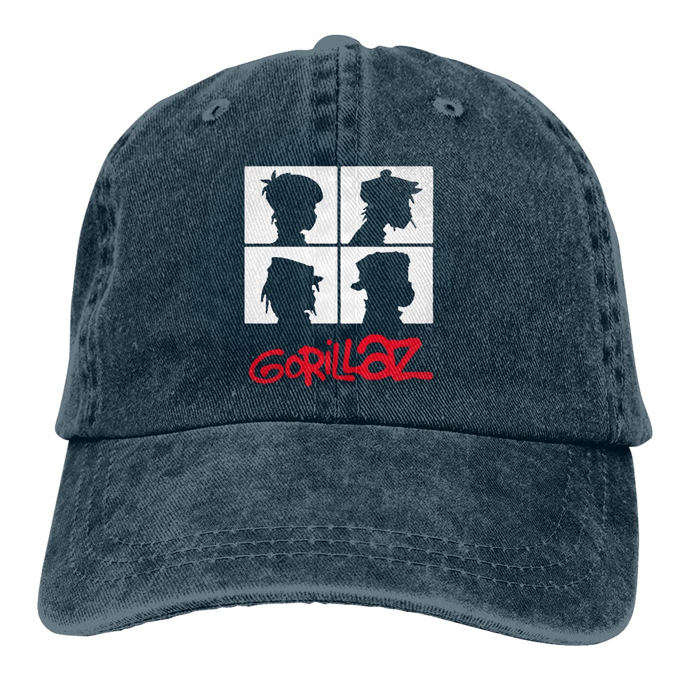 [Bán Chạy sunhat] Mũ Thể Thao Thoáng Khí In Logo Gorillaz Phong Cách Thể Thao 2023 Có Thể Giặt Được GS