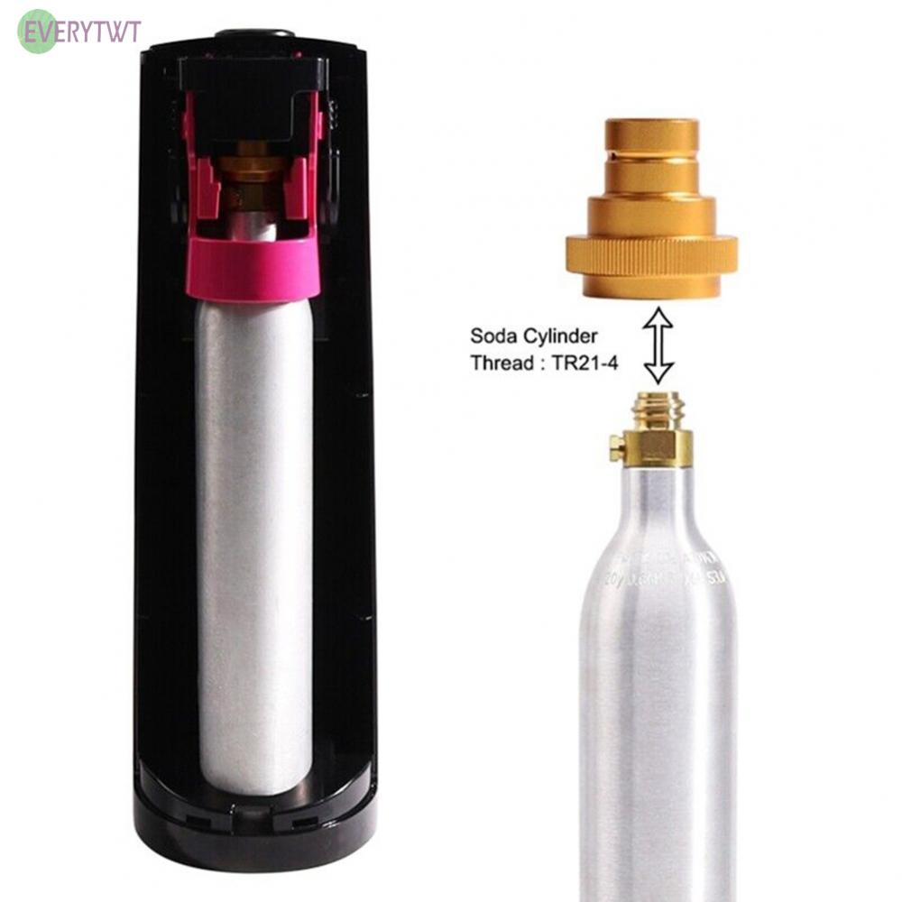 Quick adapter for CO2 WaterSparkler tank can conversion for Sodama N2E6