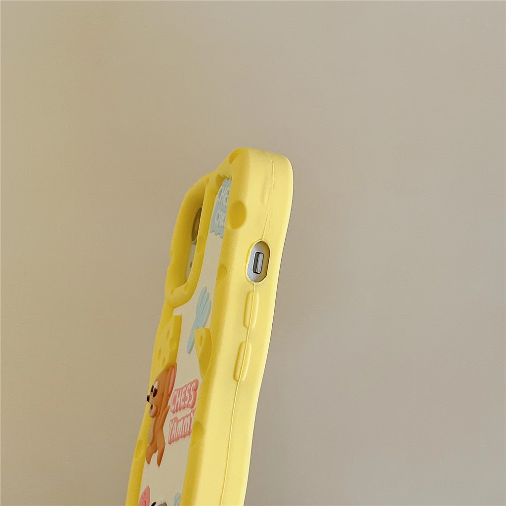 Ốp Điện Thoại Silicon Mềm Hình Mèo Và Chuột Cho iphone 15 pro max 14 pro max 13 pro max 12 pro max