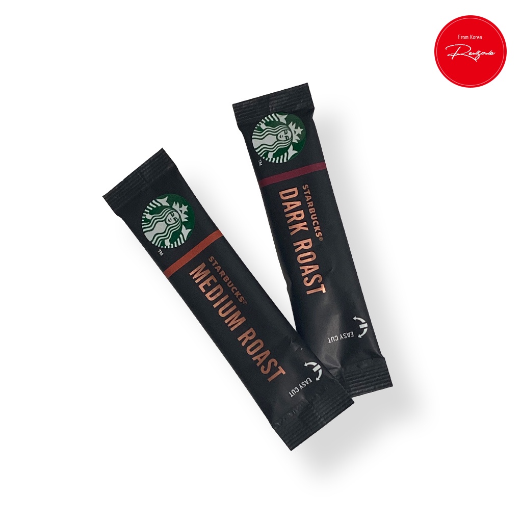 Starbucks Que Pha Cà Phê Màu Đen Cỡ Vừa / Tối