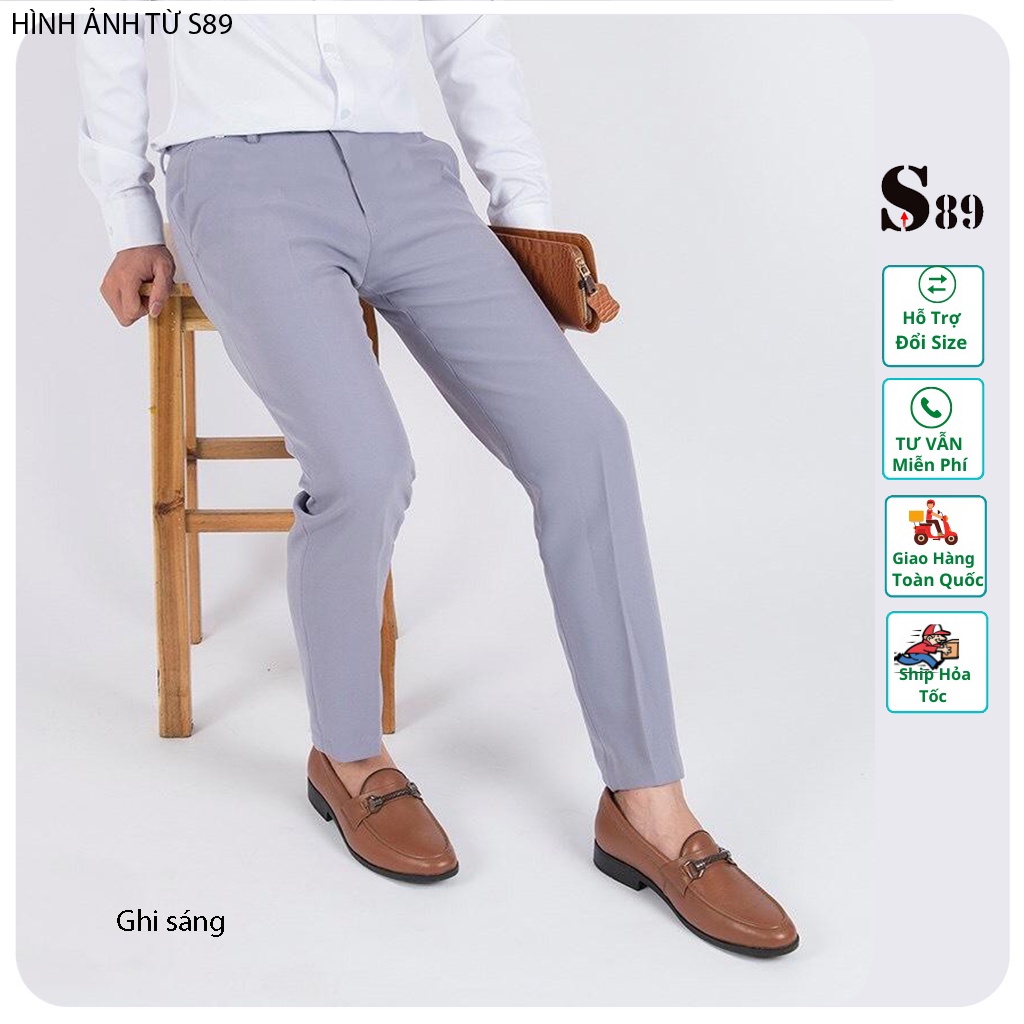 Quần tây nam T-Max nhiều màu vải co giãn nhẹ dể phối đồ - thơi trang nam trẻ trung căn bản S89