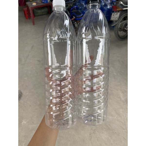 1 Chai 1,5 lít  kèm nắp trắng  - 1 bao 91 chai