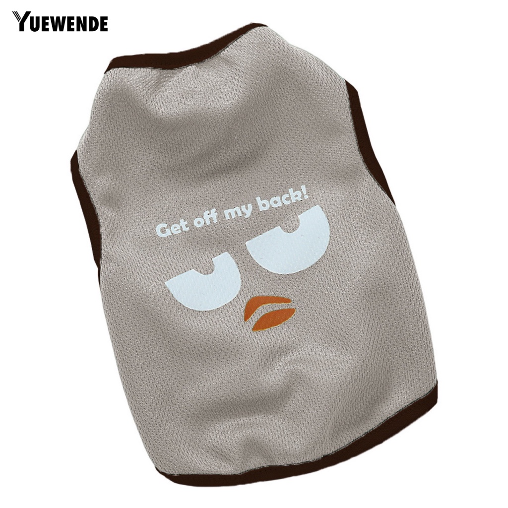 Áo Thun Mỏng Không Tay Thời Trang Cho Thú Cưng