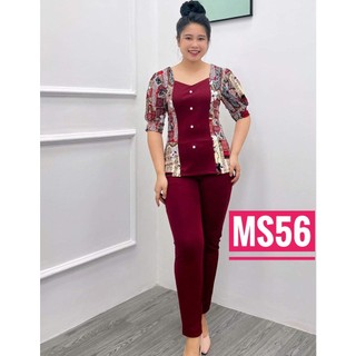 Đồ bộ mặc nhà dài thun loại 1 mẫu thiết kế siêu sang