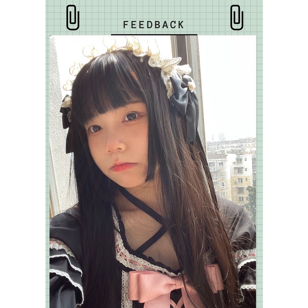 Băng đô lolita mềm mại nhiều màu siêu xinh