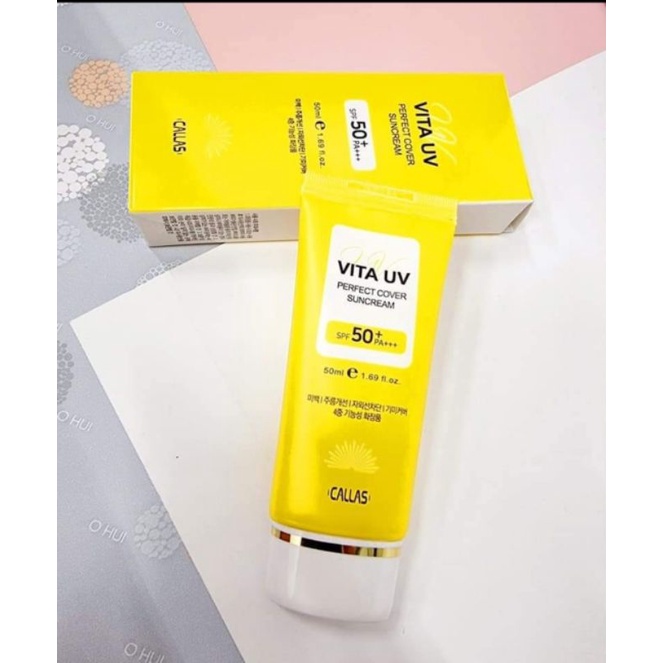 Kem chống nắng Vita UV Perfect Cover Suncream 50ml Callas  Hàn Quốc