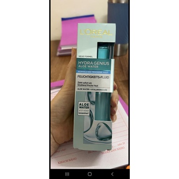 Hàng Đức Serum dưỡng ẩm, cung cấp nước LOreal Hydra Genius aloe water