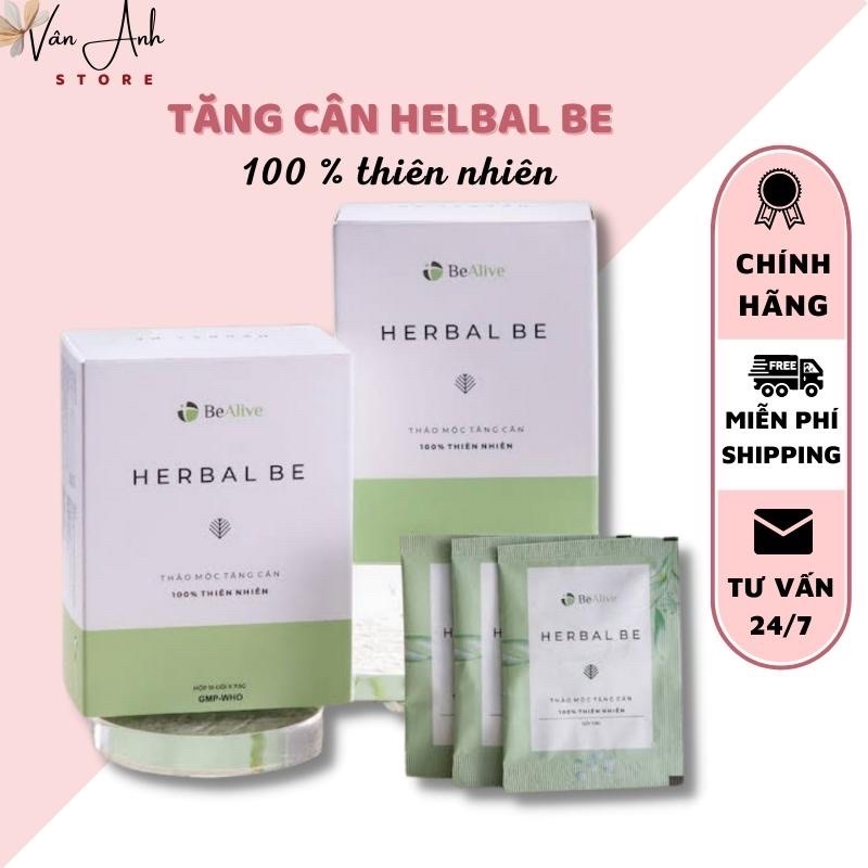 Trà thảo mộc hỗ trợ tăng cân Herbal Be BEALIVE, Trà uống Herbal chính hãng giúp ăn ngon ngủ ngon