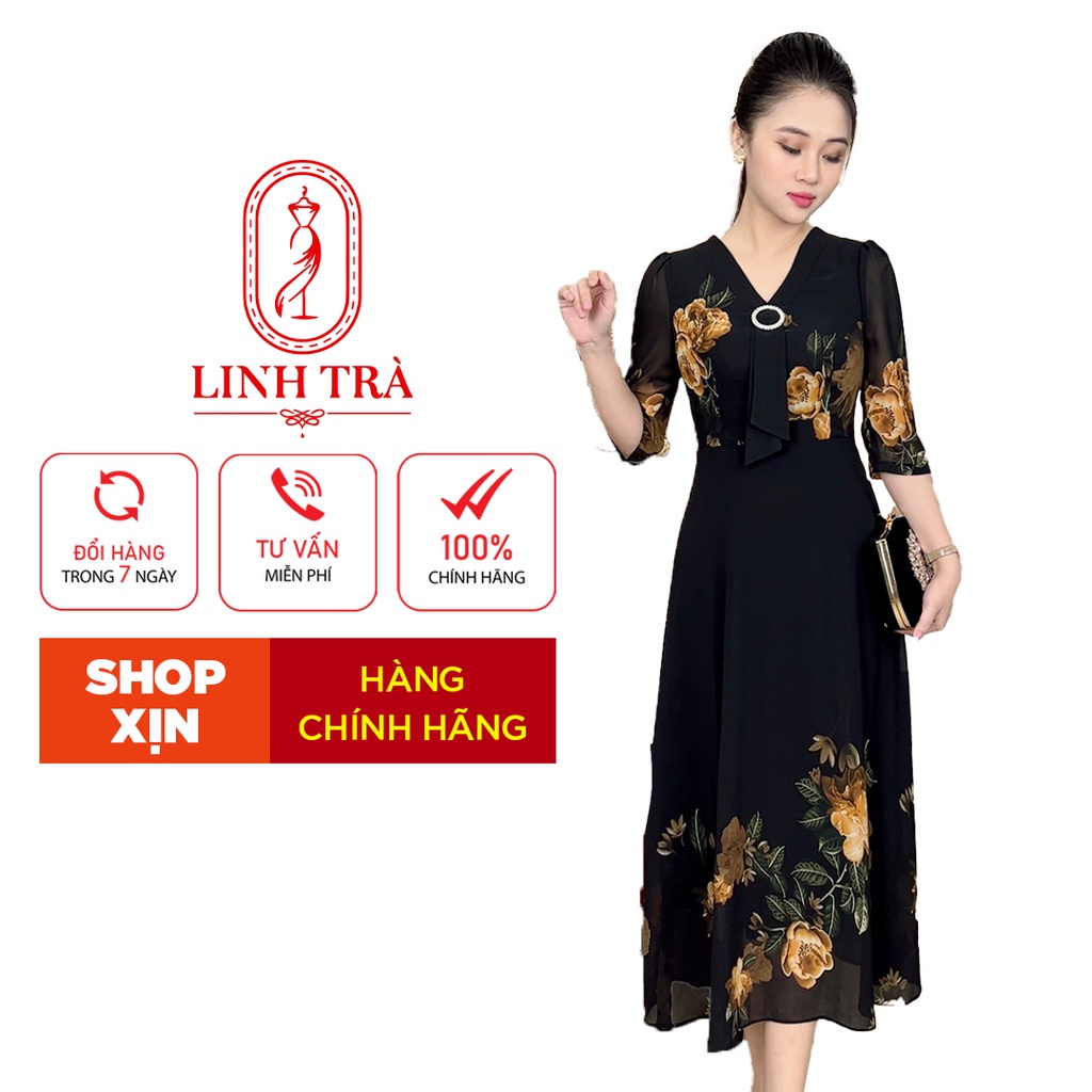 (TM 1143) Trẻ Trung Thiết Kế Trang Nhã Thanh Lịch Bigsize Đi Làm Đi Tiệc Cho Bà Cho Mẹ U50