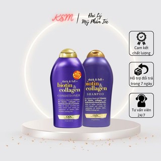 [Rẻ Vô Địch] Bộ dầu gội dầu xả Bi0tin collagen chai 577ml USA