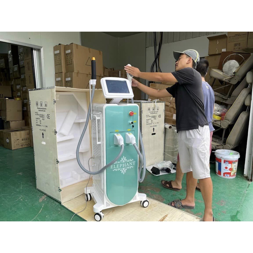 Máy 2in1 Triệt Lông Xóa Xăm Elephant 2022