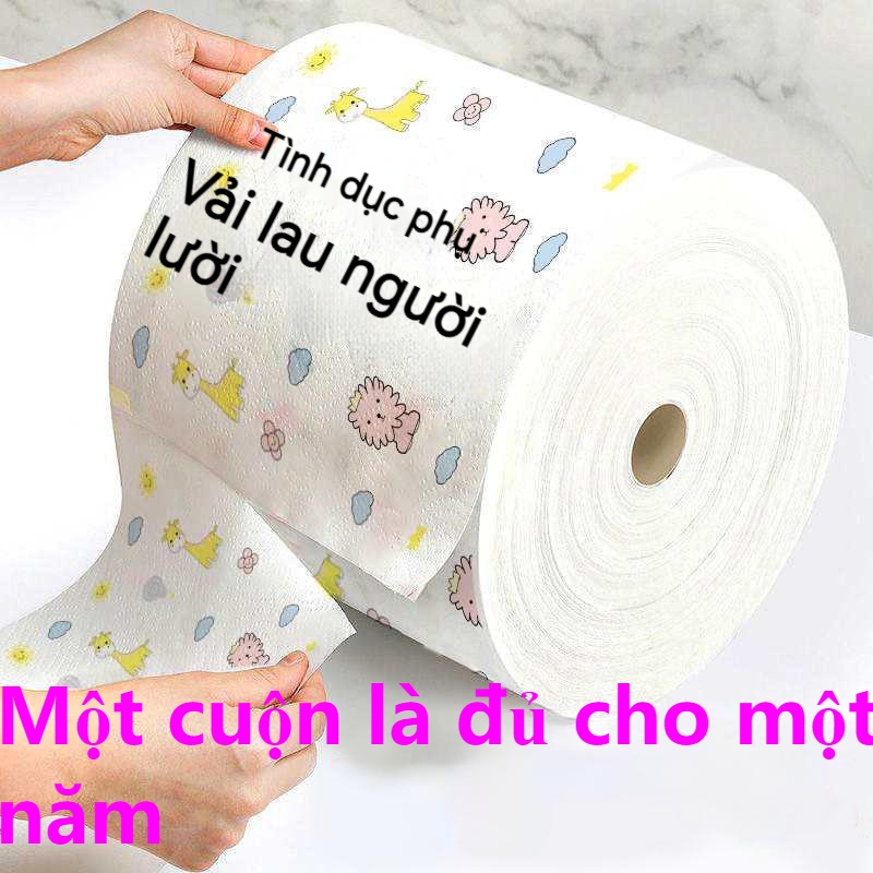 Khăn giấy nhà bếp Hút dầu và thấm nước bằng giấy Ăn siêu mạnh để lau giấy tay Người lười biếng lau khô và ướt hai sử dụng khăn giấy ướt
