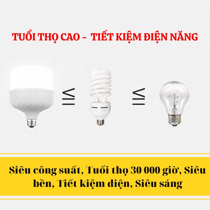 Bóng Đèn Led ASAKI Siêu Sáng Bóng Đèn Led Bulb Trụ Tròn Cao Cấp Siêu Tiết Kiệm Điện Den Rọi Ray ASAKI | BigBuy360 - bigbuy360.vn