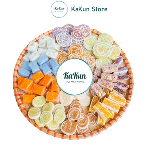Kẹo dừa cuộn Bến Tre mix hơn 10 vị siêu ngon, ít ngọt