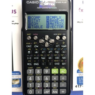 Máy tính Casio FX 570ES Plus bảo hành 7 năm