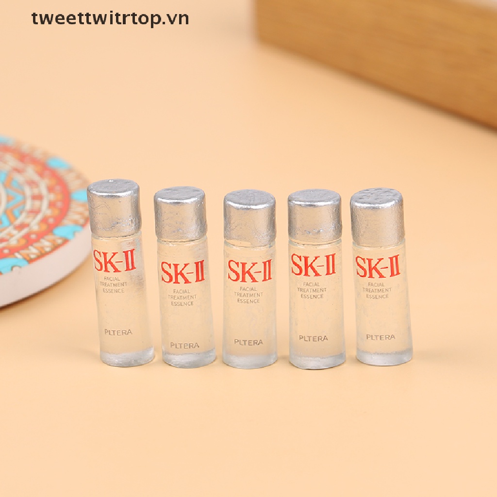 Set 5 Son Môi Mini Tỉ Lệ 1: 12 Dùng Để Trang Trí Nhà Búp Bê