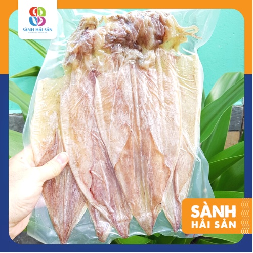 Mực câu khô Cô Tô loại 1, Mực héo Cô Tô cao cấp Size 7 - 9 Con/Kg , Mực khô phơi thủ công chuẩn mực câu tay - SanhHaiSan