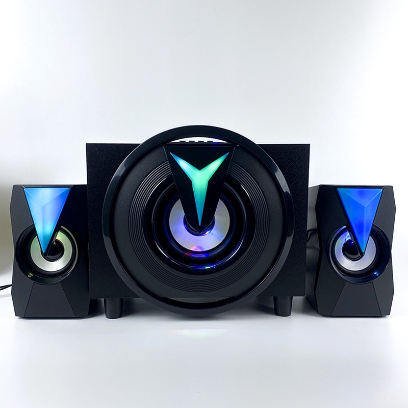 Loa bluetooth vi tính , loa máy tính để bàn K10 bass mạnh mini cây để bàn mini đẹp chất có dây giá rẻ-LABADO K10