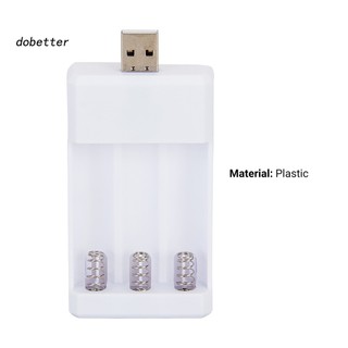 Bộ SạC Pin USB 3 Ngăn Cho Pin AA / AAA