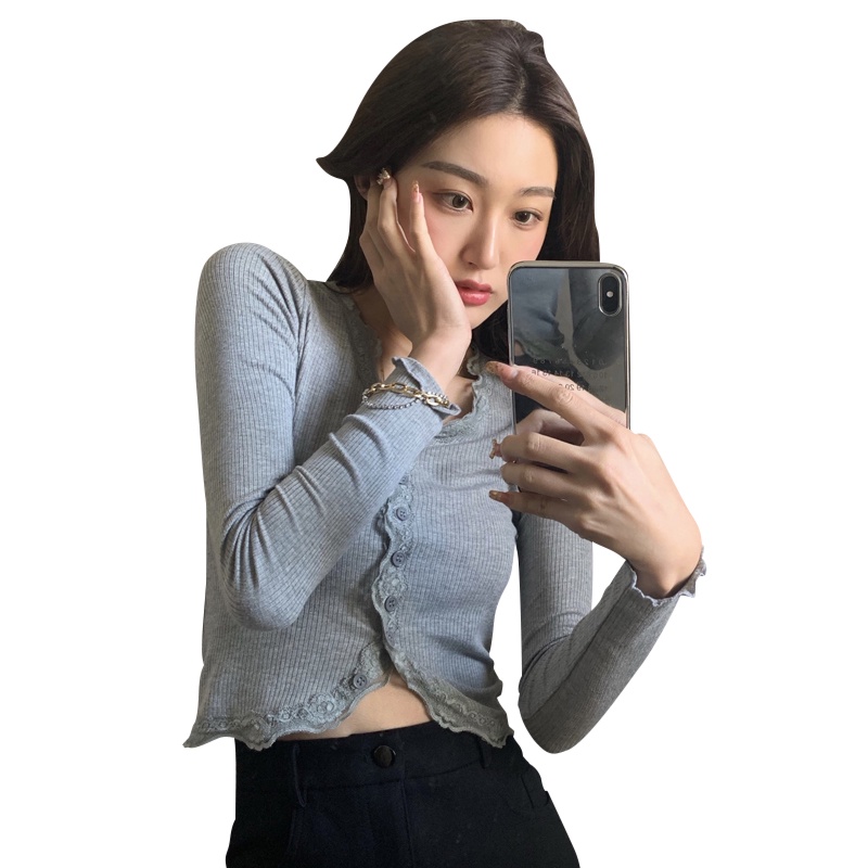 NRVP Áo Thun Nữ Dài Tay Dáng Rộng Phong Cách Hàn Quốc Mới