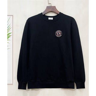 Áo thun nam dài tay thêu chữ burberr size s-4xl