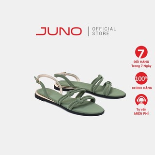 Giày Sandal 3cm Nữ Thời Trang JUNO Bệt Thắt Nút Trang Trí SD03061