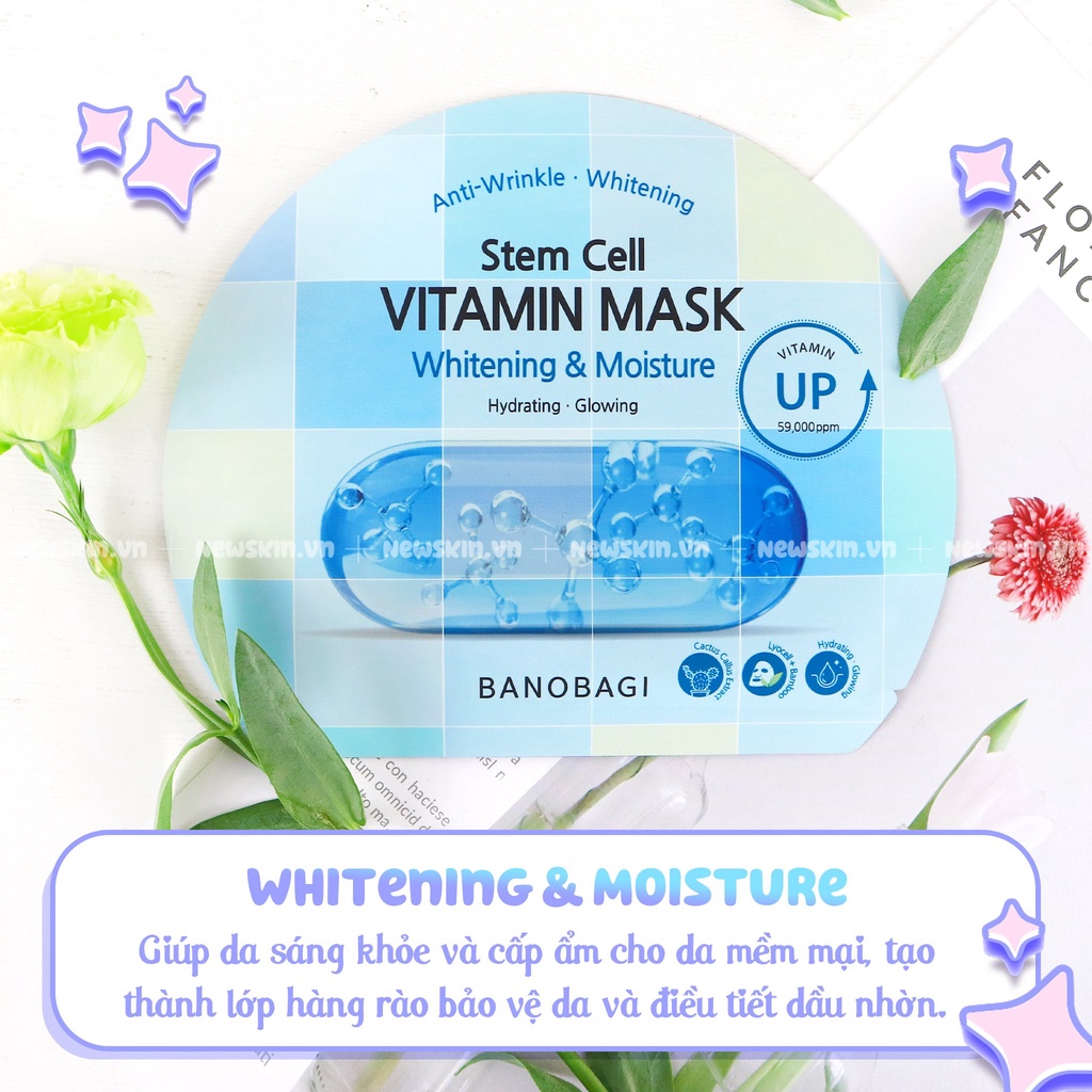 Mặt Nạ Dưỡng Da Banobagi Stem Cell Vitamin Mask 30ml
